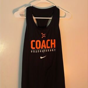 Orangetheory Black and Orange Tank Top